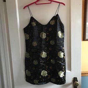 Kimono Fabric Inspired Mini Camisole Dress